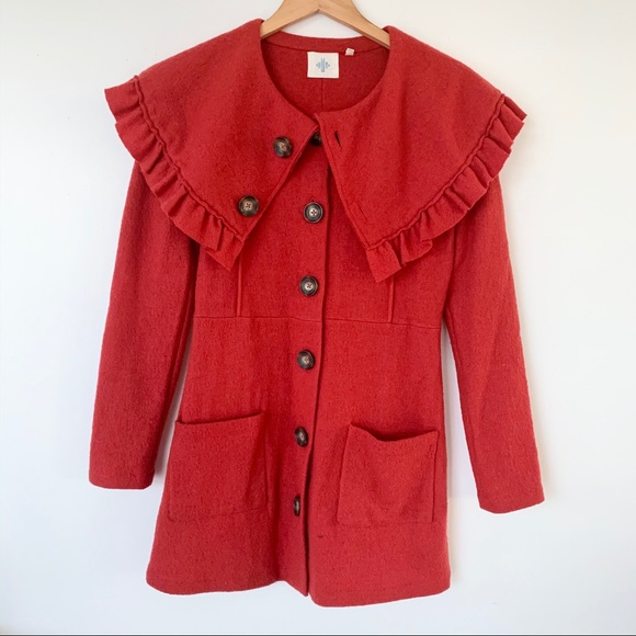 Anthropologie Jackets & Blazers - Anthropologie HWR burnt orange Coat